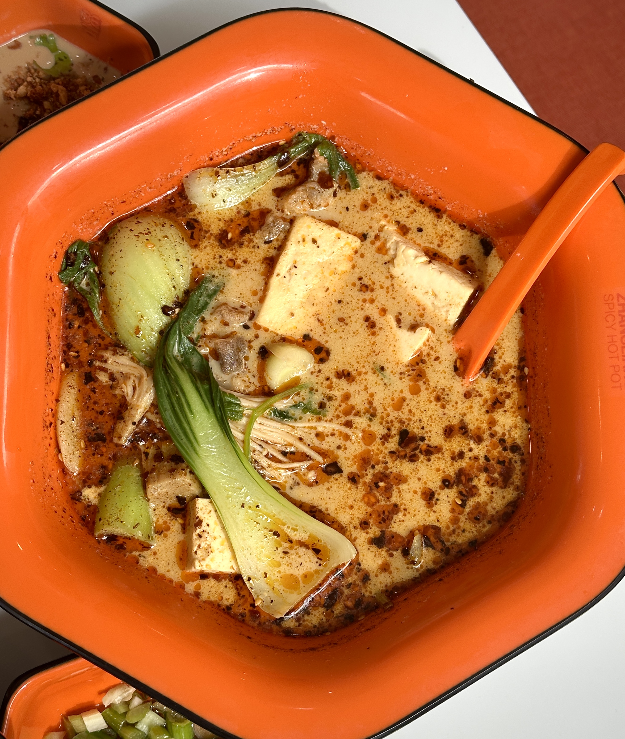 Bowl of malatang soup