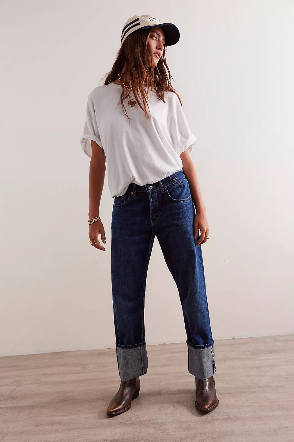 Free People We The Free Slim Shade Selvedge Jeans