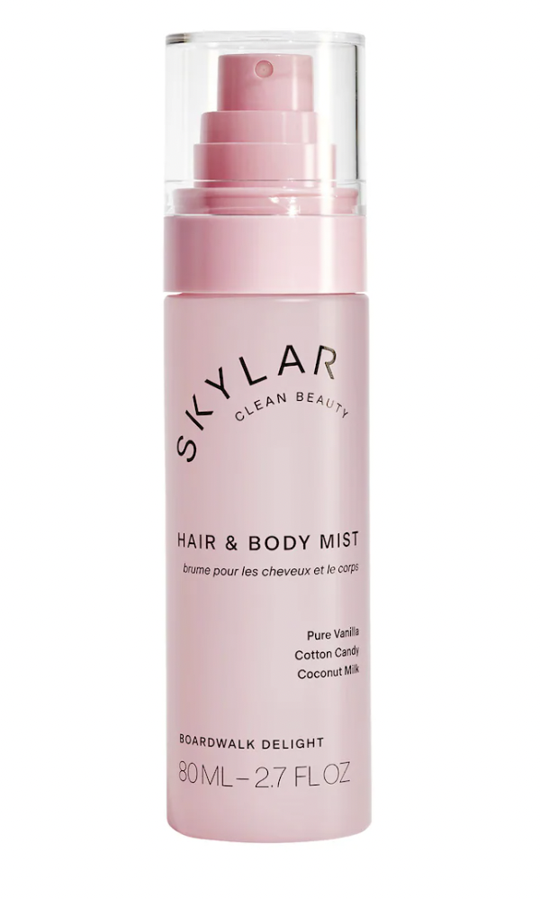 skylar hair and body mist pink
