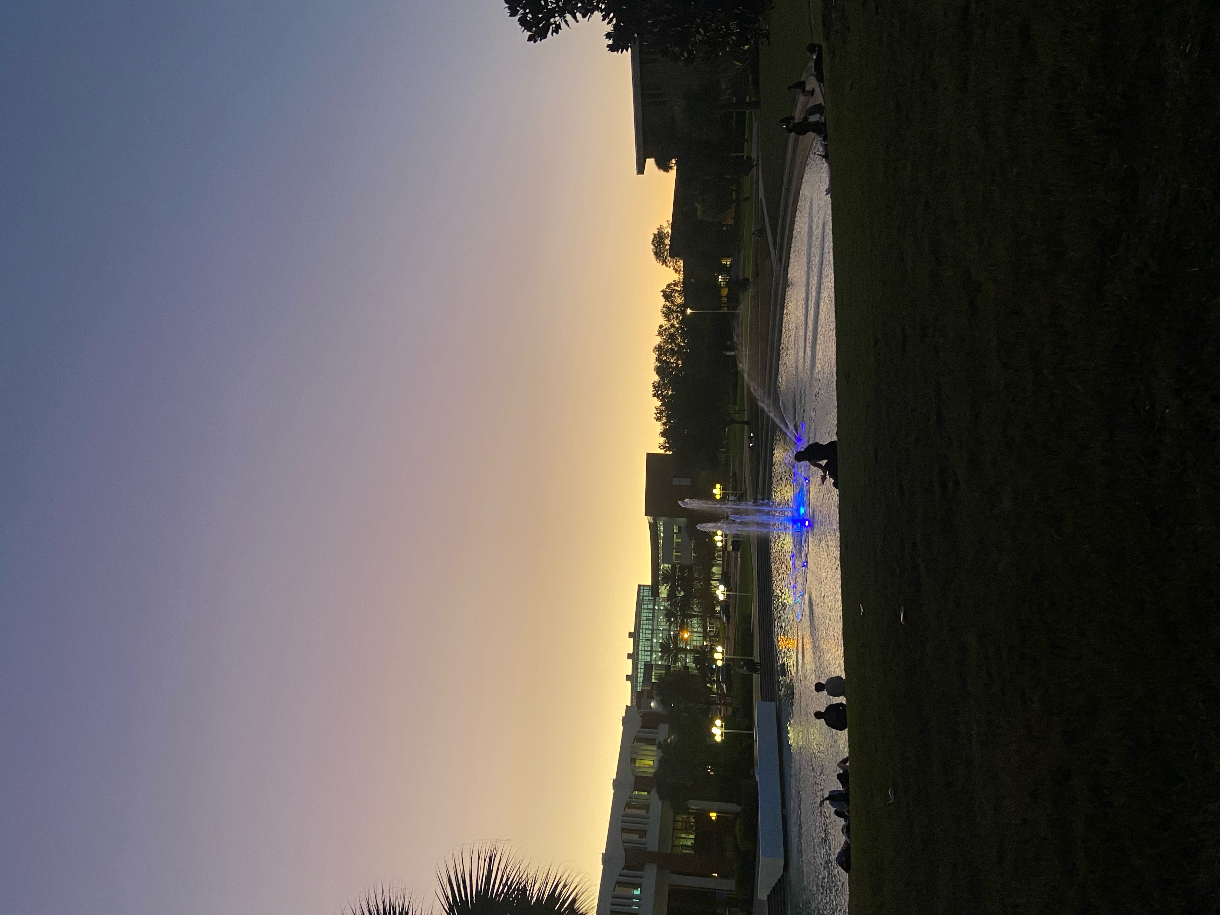 The reflection pond at UCF