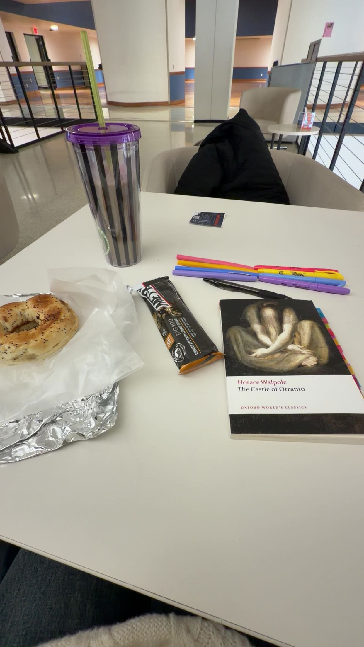 studying with snacks