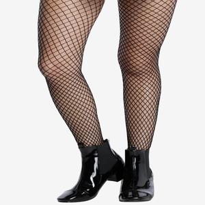fishnet stockings punk outfit