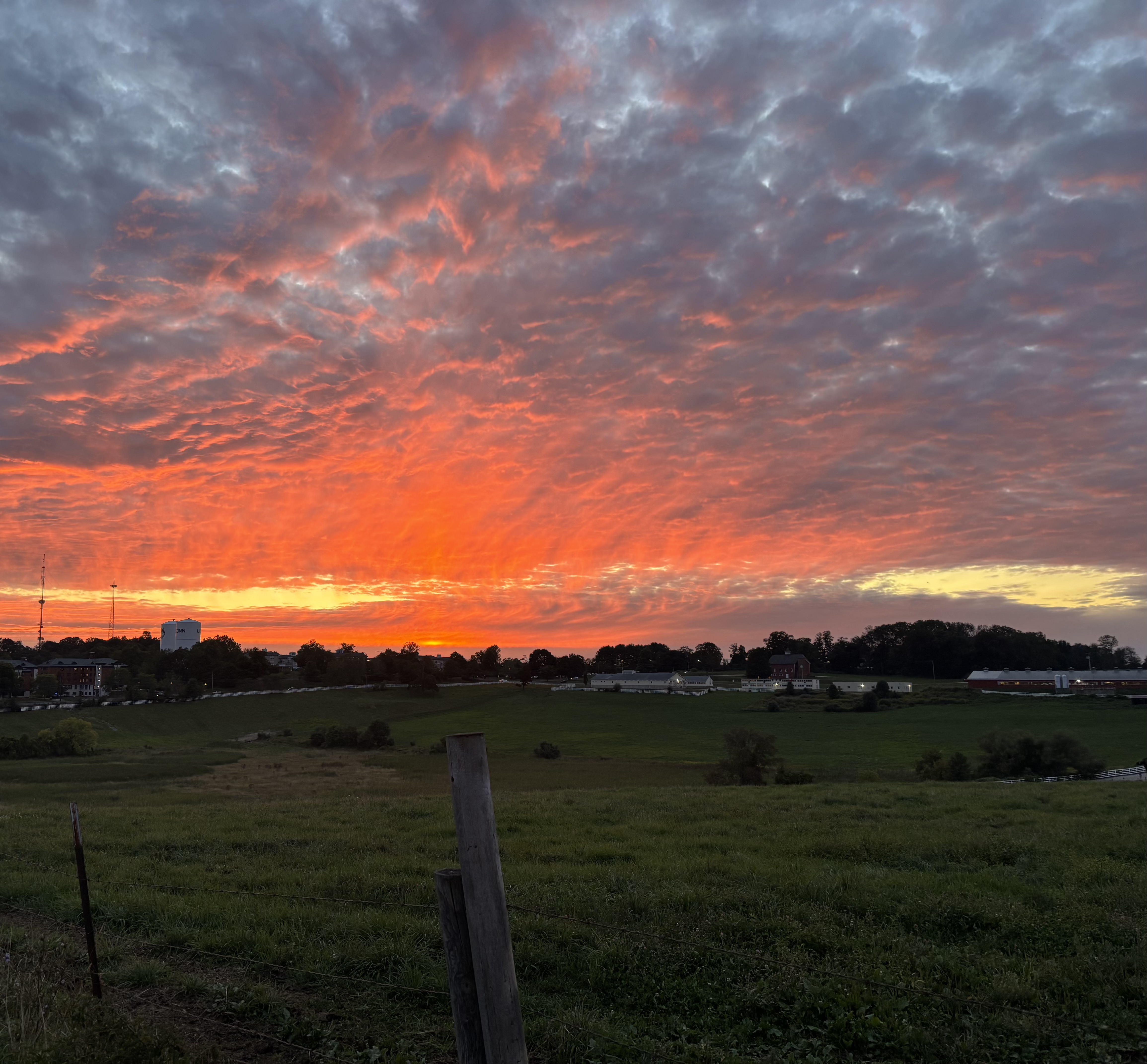Sunset at Horsebarn hill