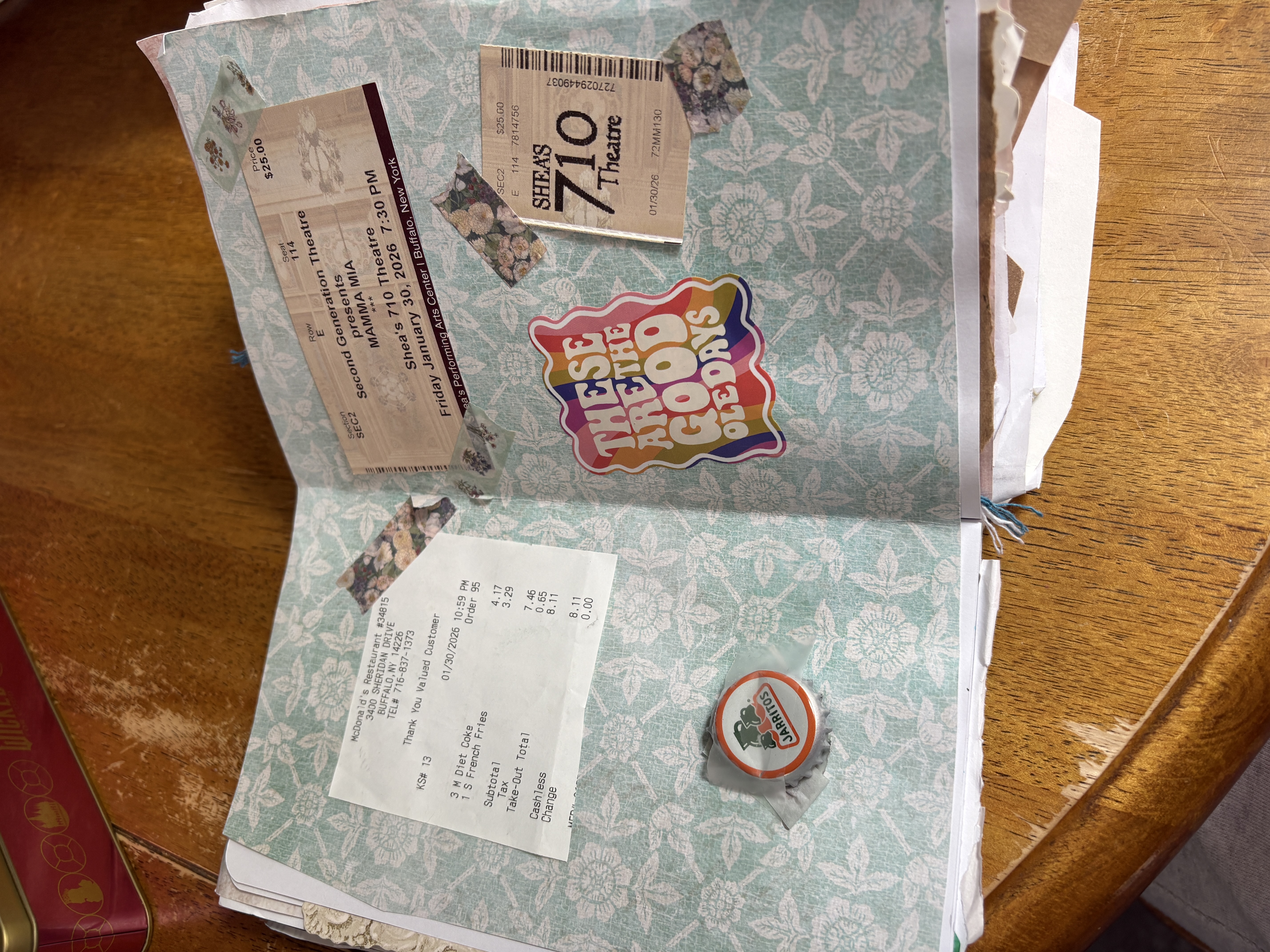 a page from my junk journal!