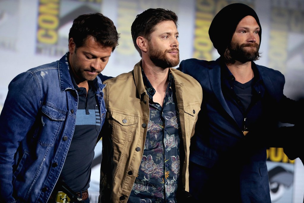 Misha Collins Jensen Ackles Jared Padalecki by Gage Skidmore