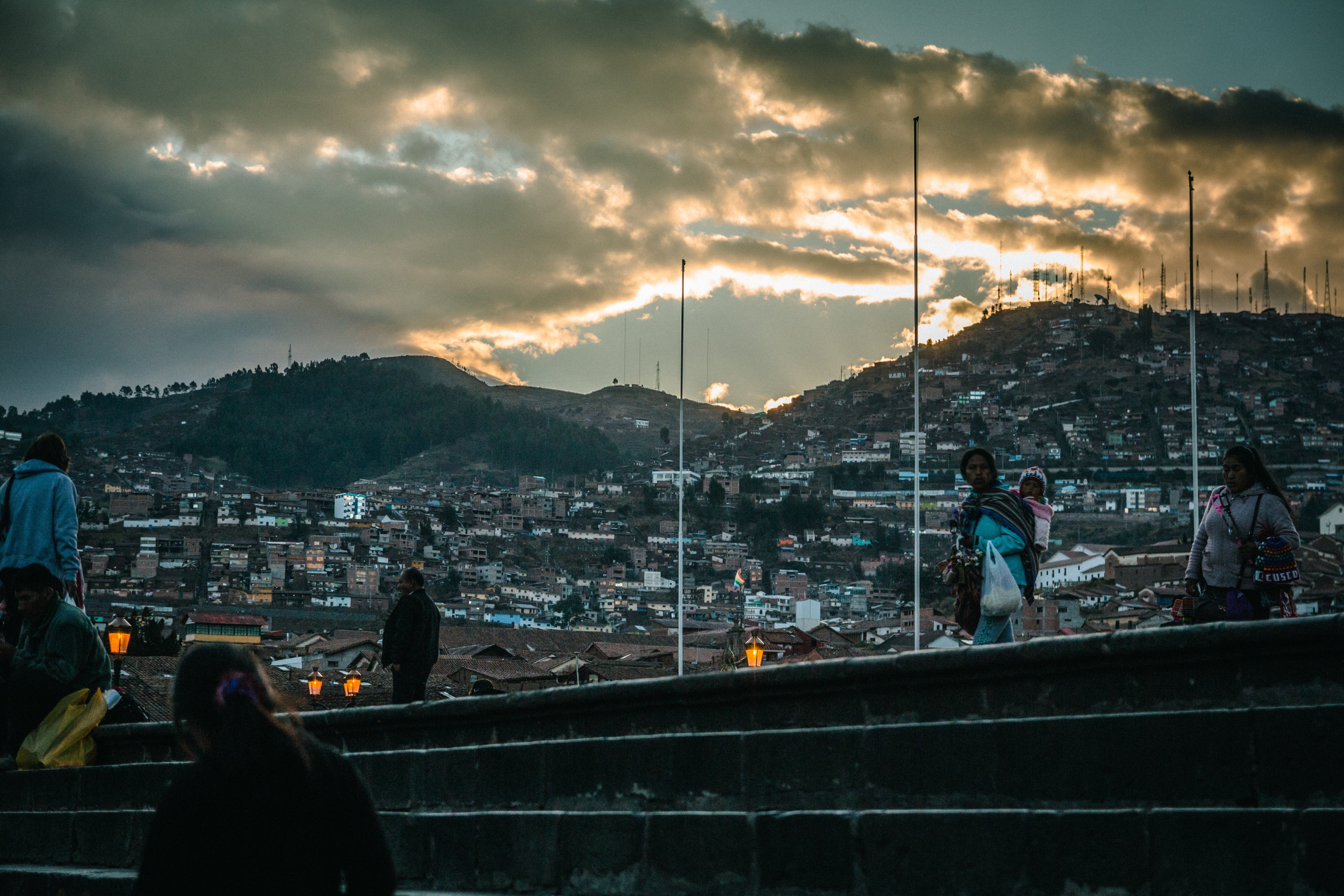 cityscape near a mountain by Adrian Dascal on Unsplash