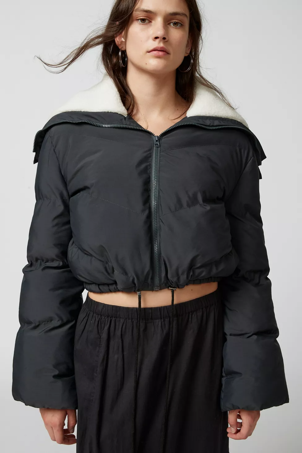 BLANKNYC Open Mic Cropped Puffer Jacket