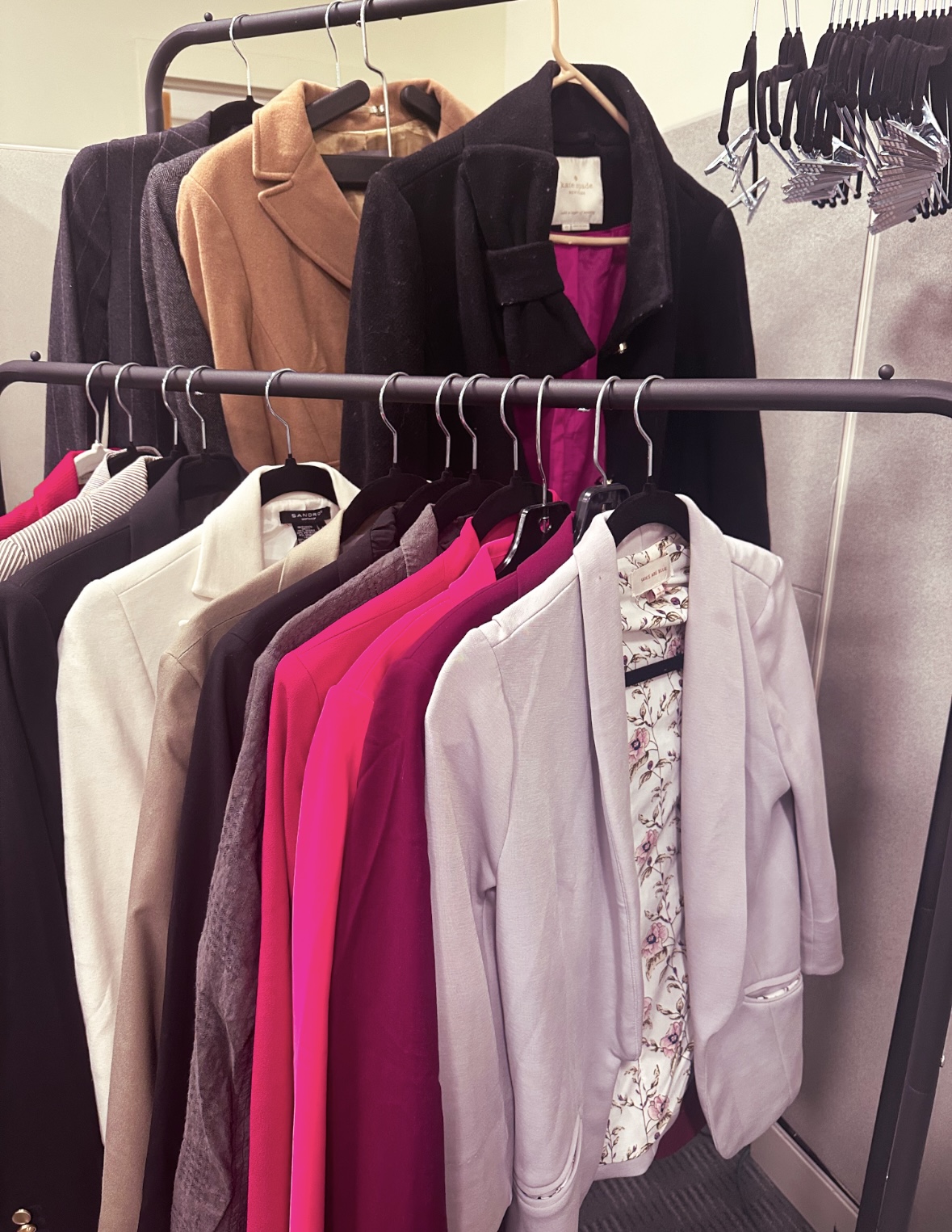 Picture of initiative at UConn offering professional women\'s clothing.