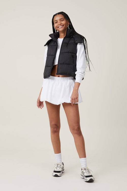 Cotton On The Recycled Mother Hooded Puffer Vest 2.0