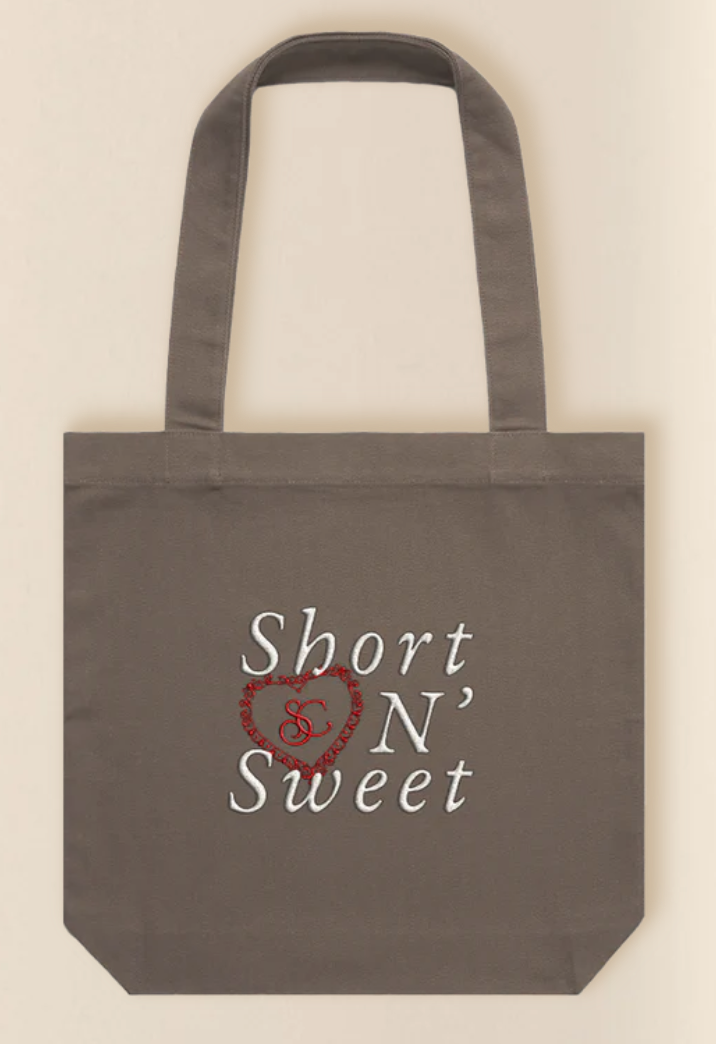 Short n\' Sweet Brown Tote Bag