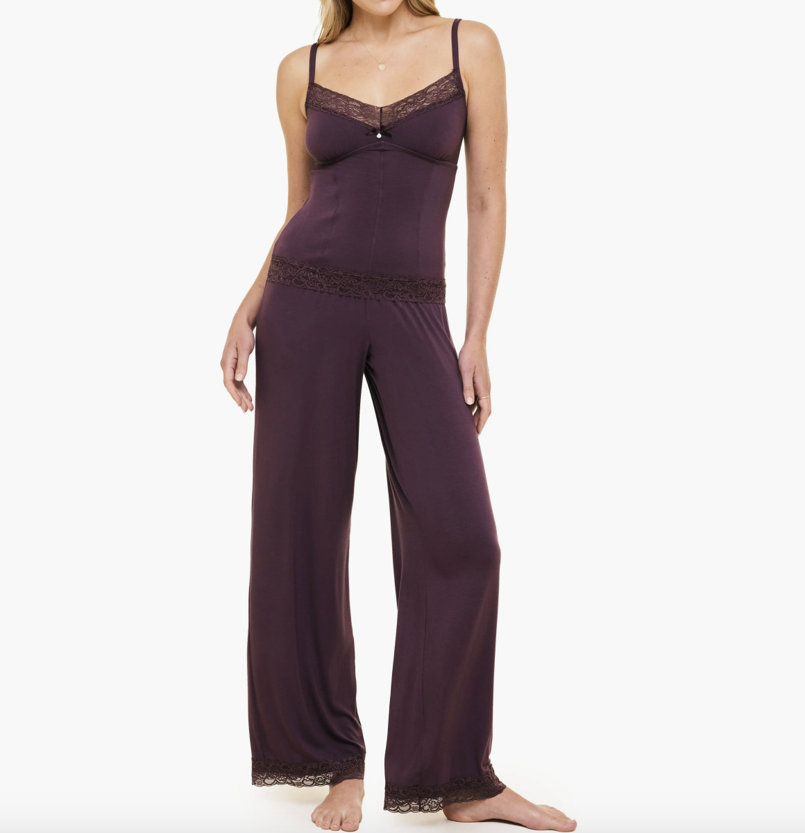 Suzanna Pajama Cami And Pants Set