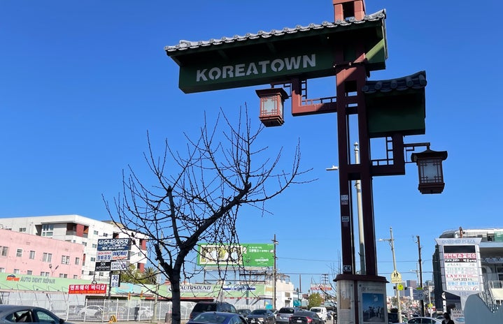 koreatown Los Angeles sign
