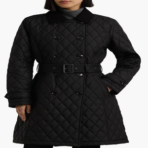 ralph lauren quilted trench coat