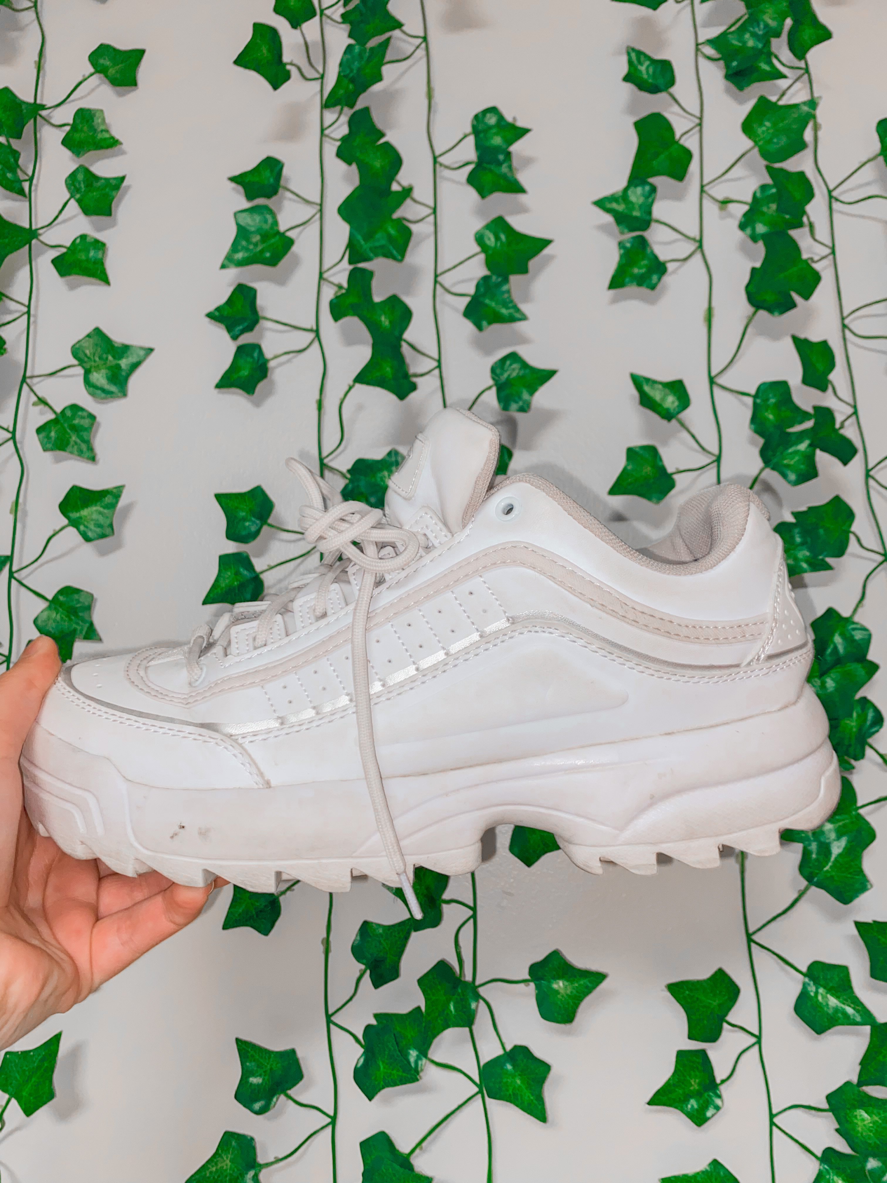 white sneaker by Meghan Dale