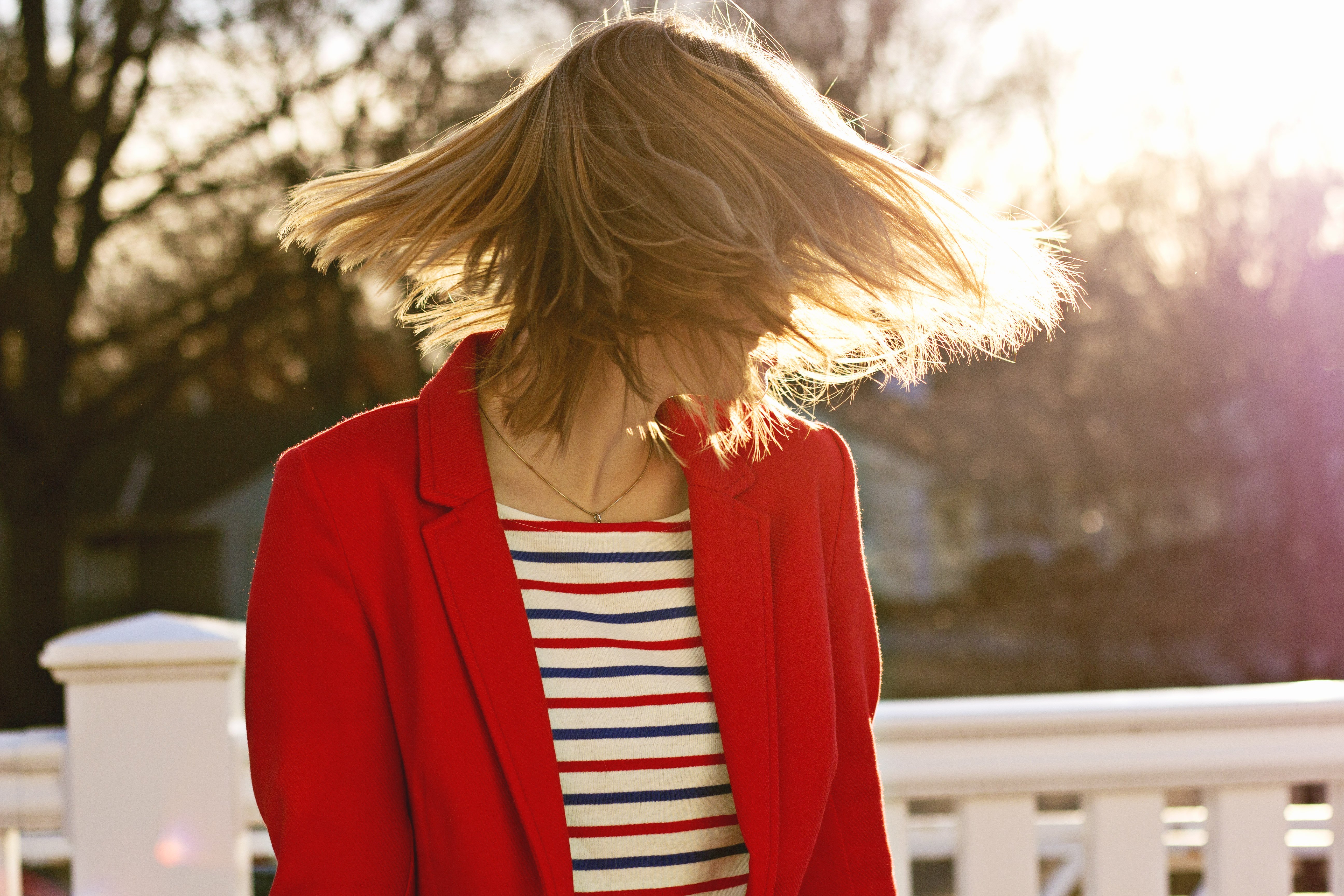 girl hair blazer professional