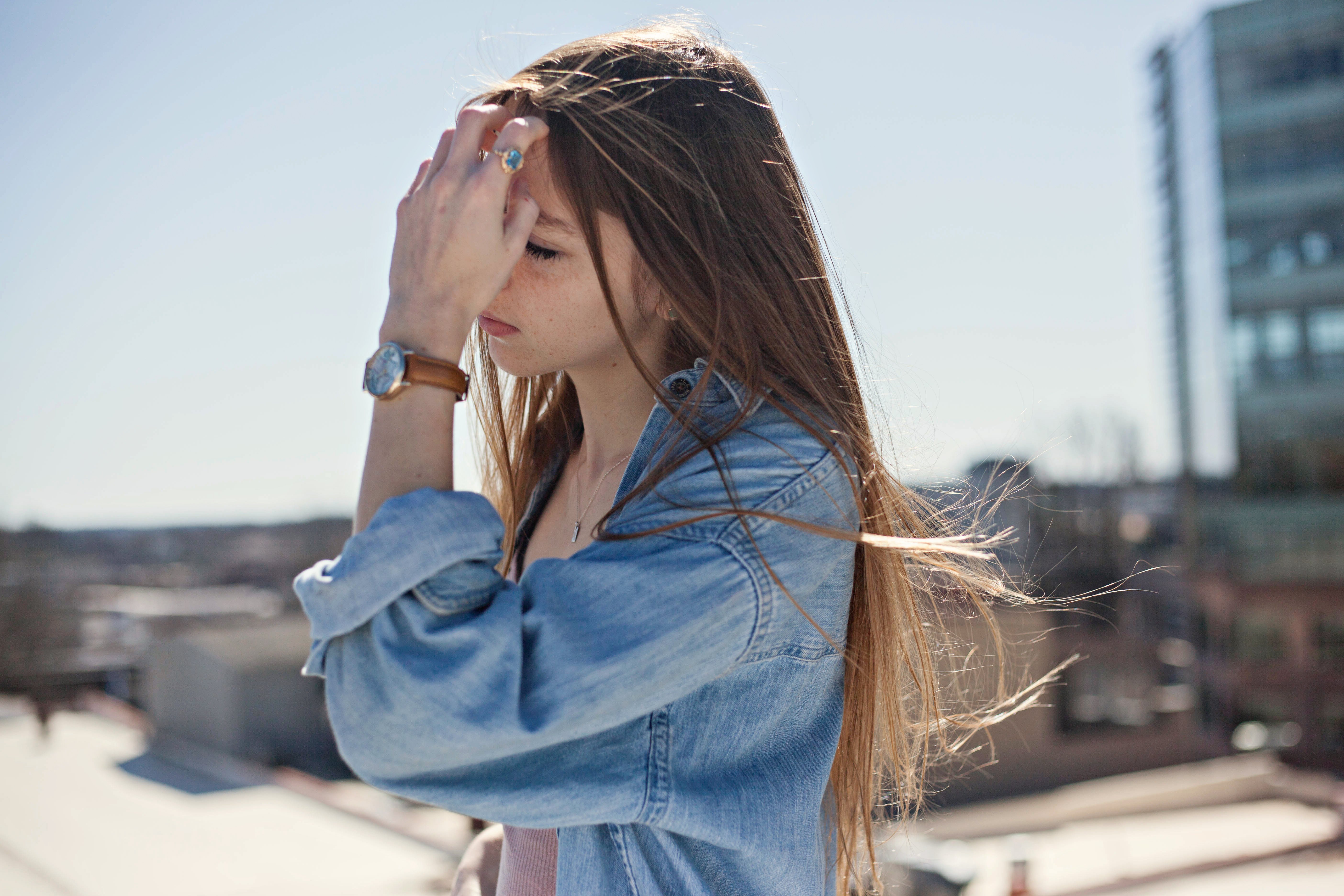 inspired city scape girl hair flip 4