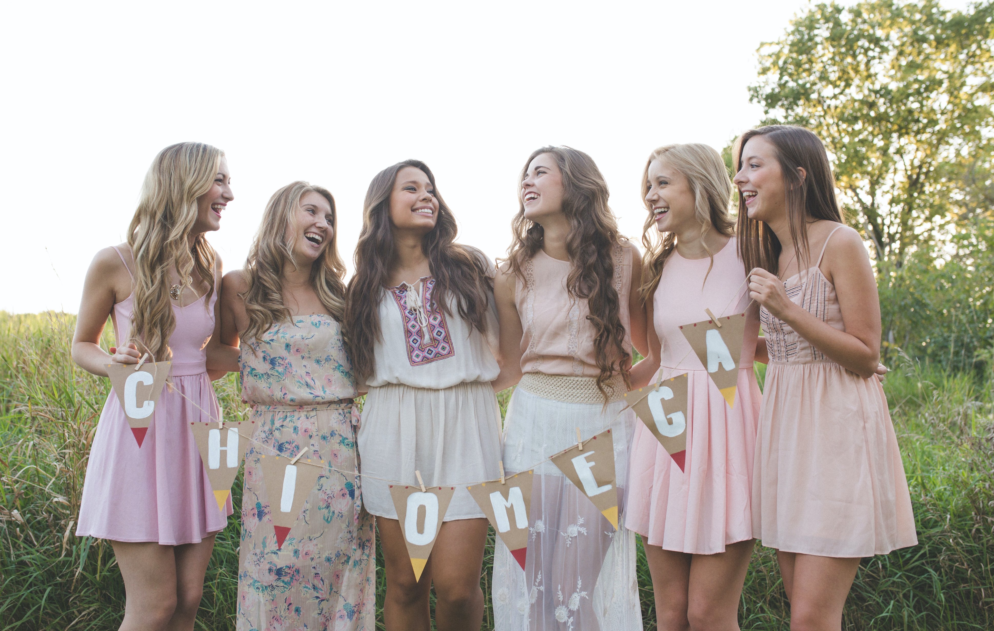 Chi Omega Sorority Girls