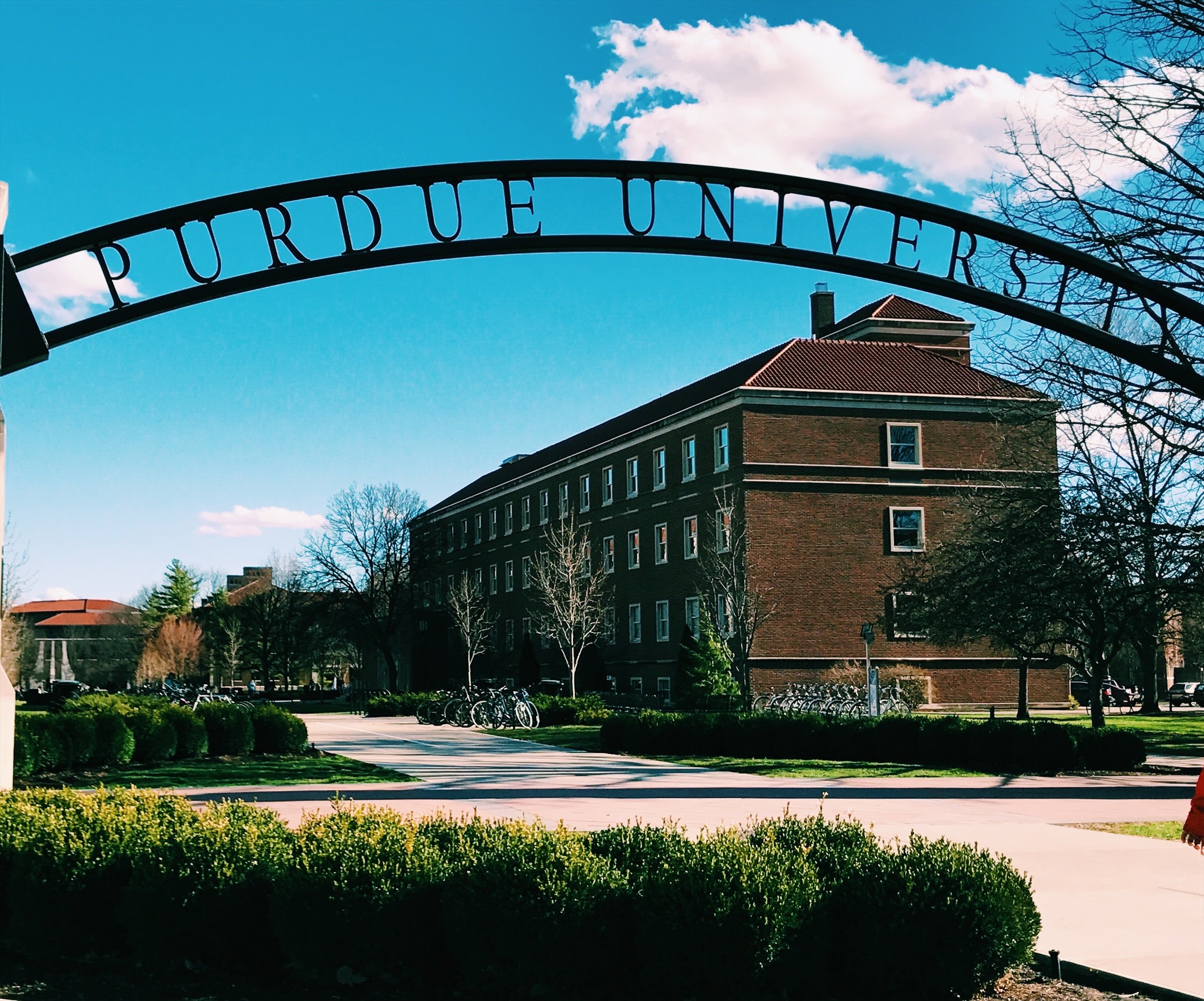 Purdue Sign Sunshine Buildings College.Jpg