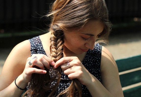 Kellyn Simpkin-Girl Braiding Hair Fishtail Braid