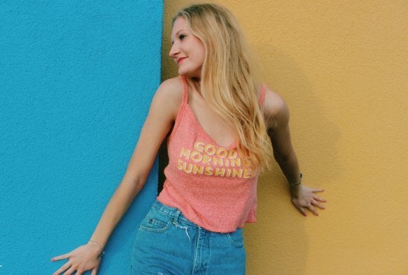 Anna Schultz-Good Morning Sunshine Denim Shirt Summer Fun