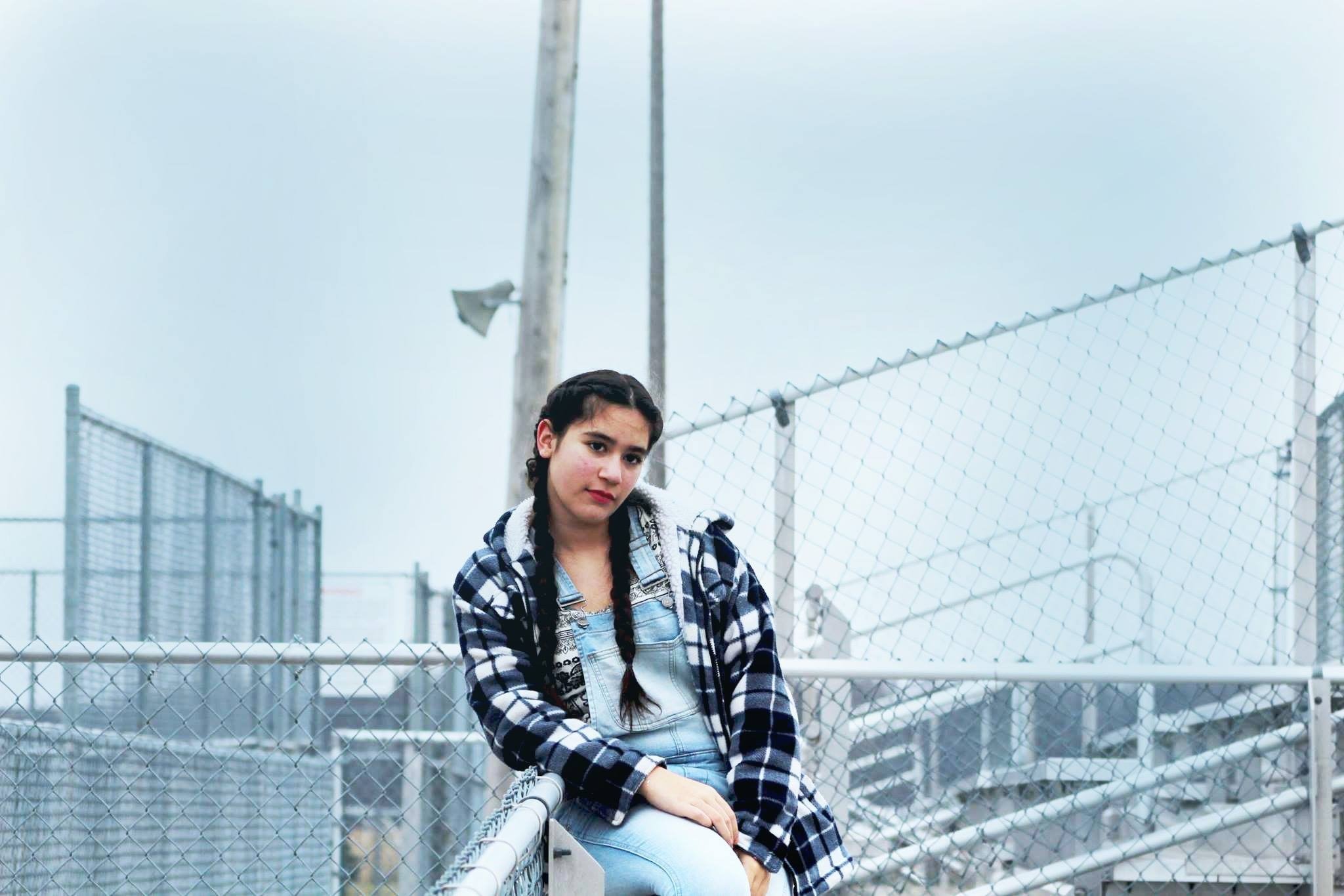 Celina Timmerman-Girl On Bleachers
