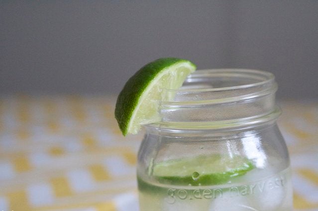 The Lalamason Jar With Slice Of Lime