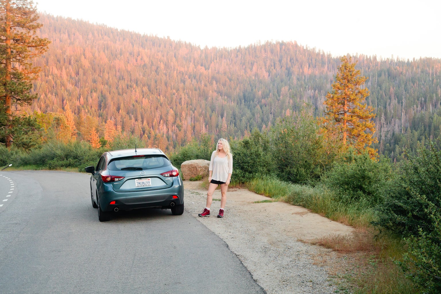 Molly Peach-Girl With Fall Leaves Outsidee