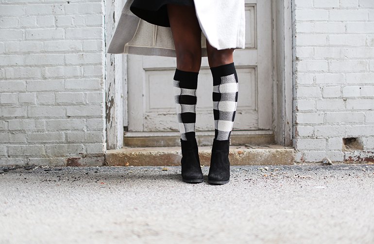 The Lalaplaid Socks Brick Wall