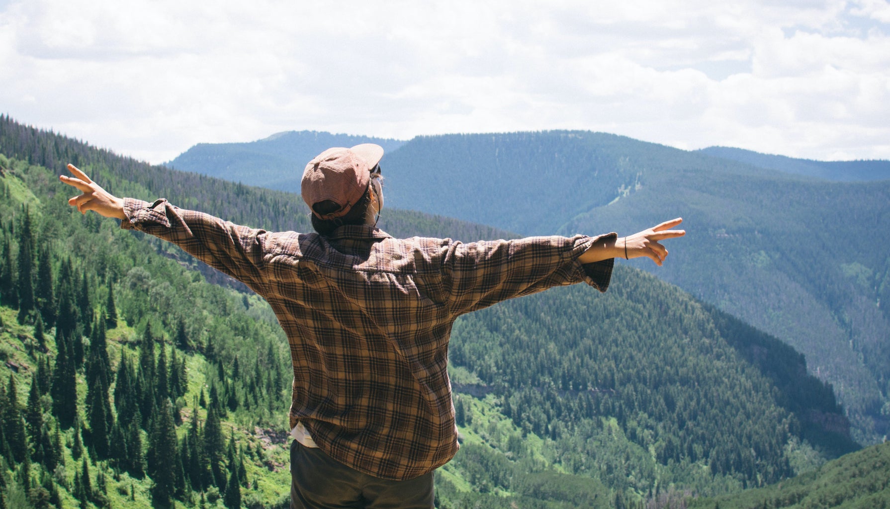 Cameron Smith-Girl Travel Colorado Hiking Peace Trees Mountains