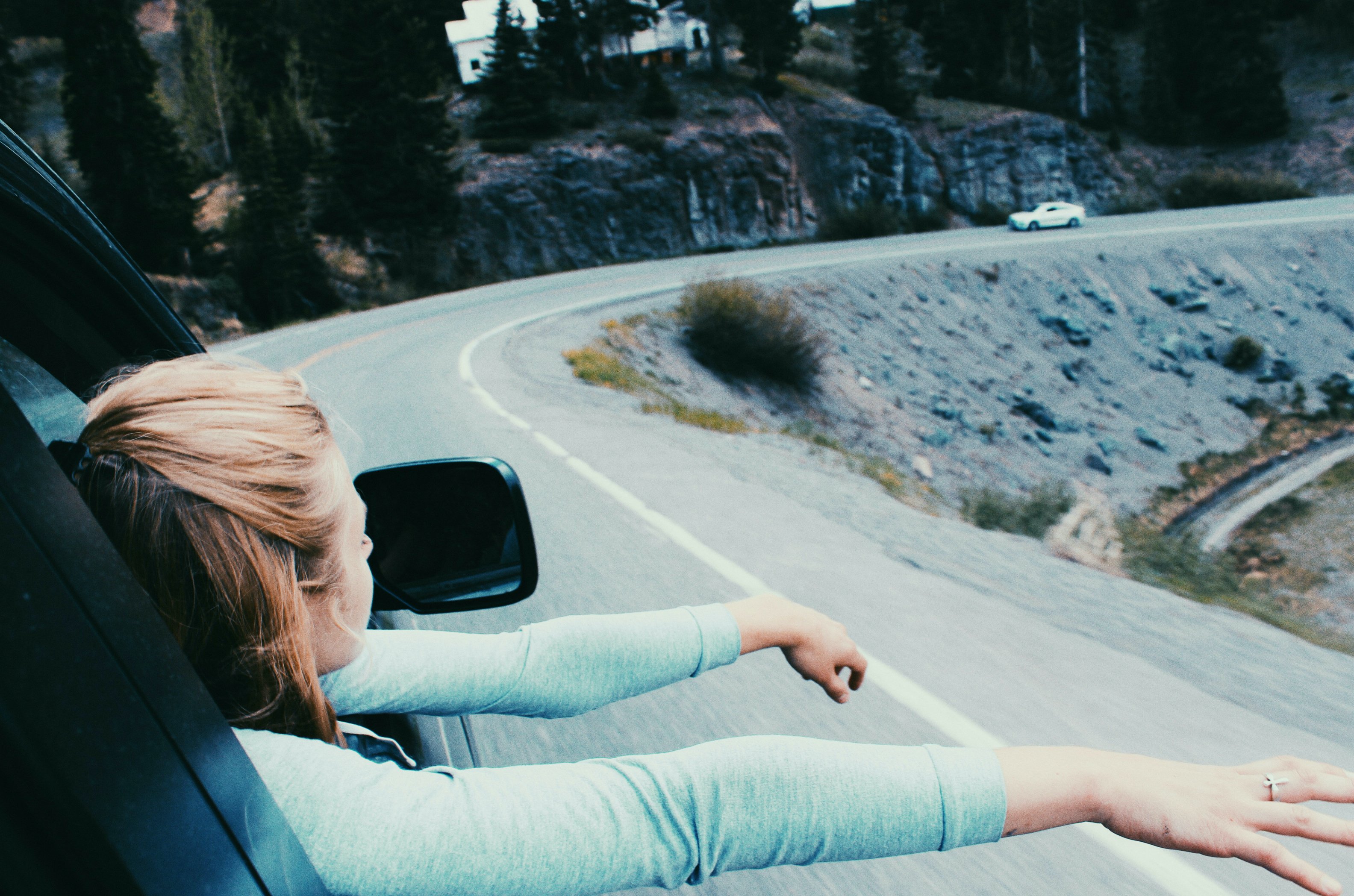 Anna Schultz-Hands Out Window Road Trip