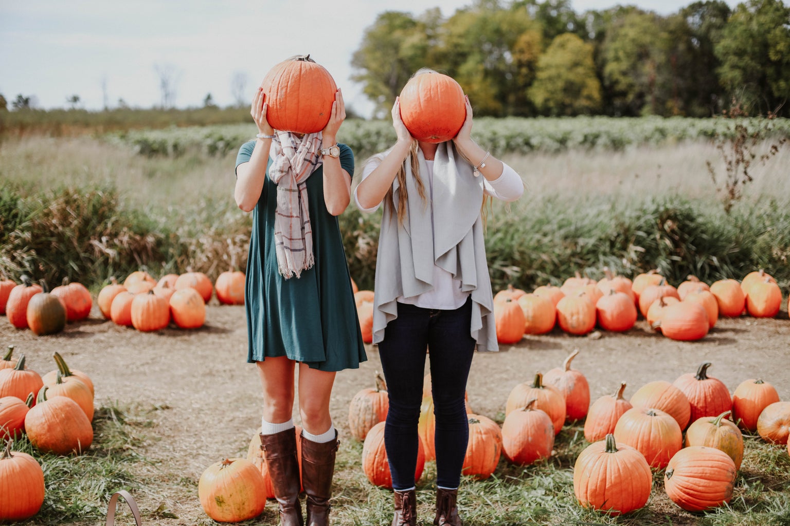 Girls Pumpkins