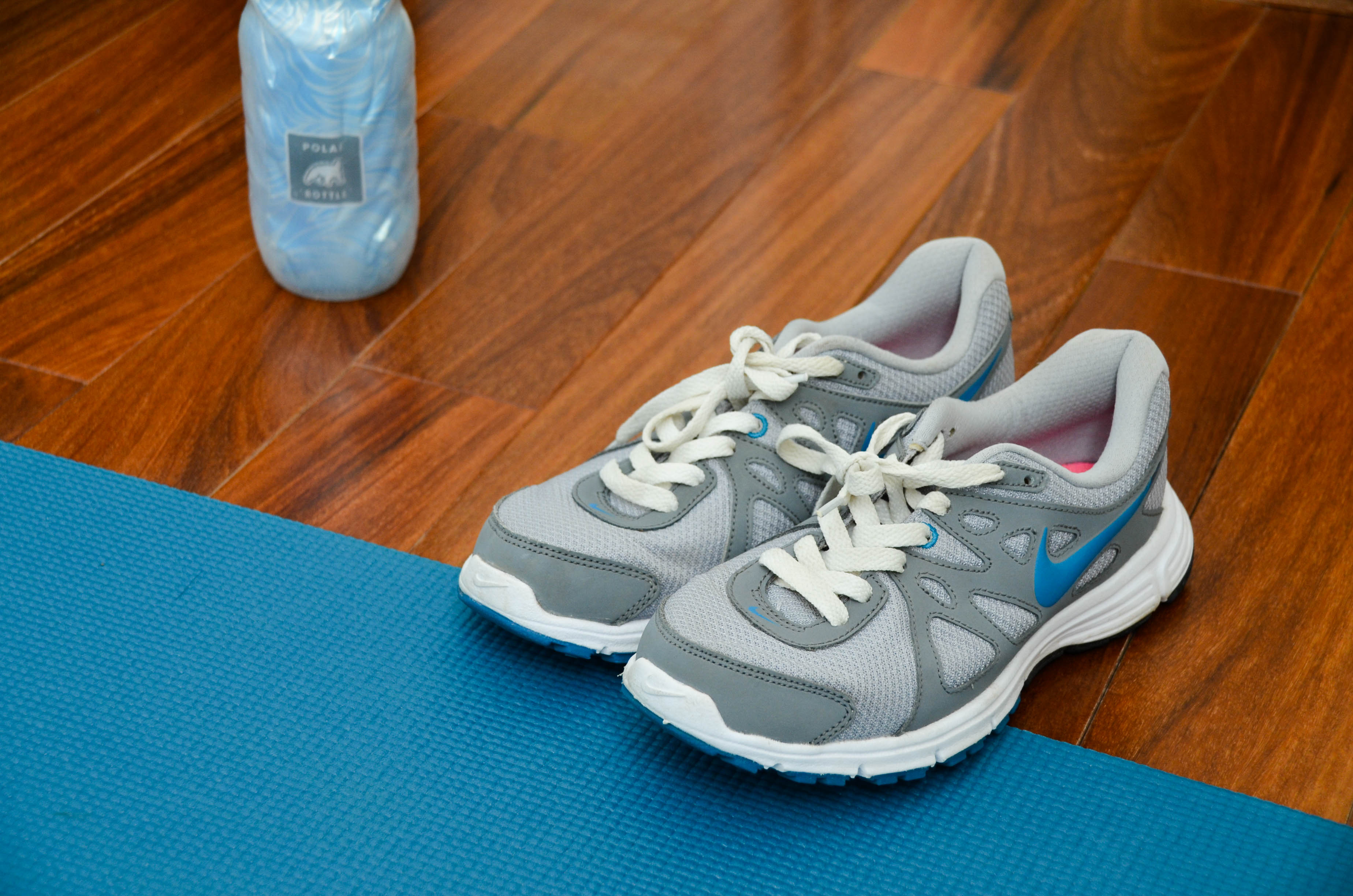 Running Shoes Water Bottle