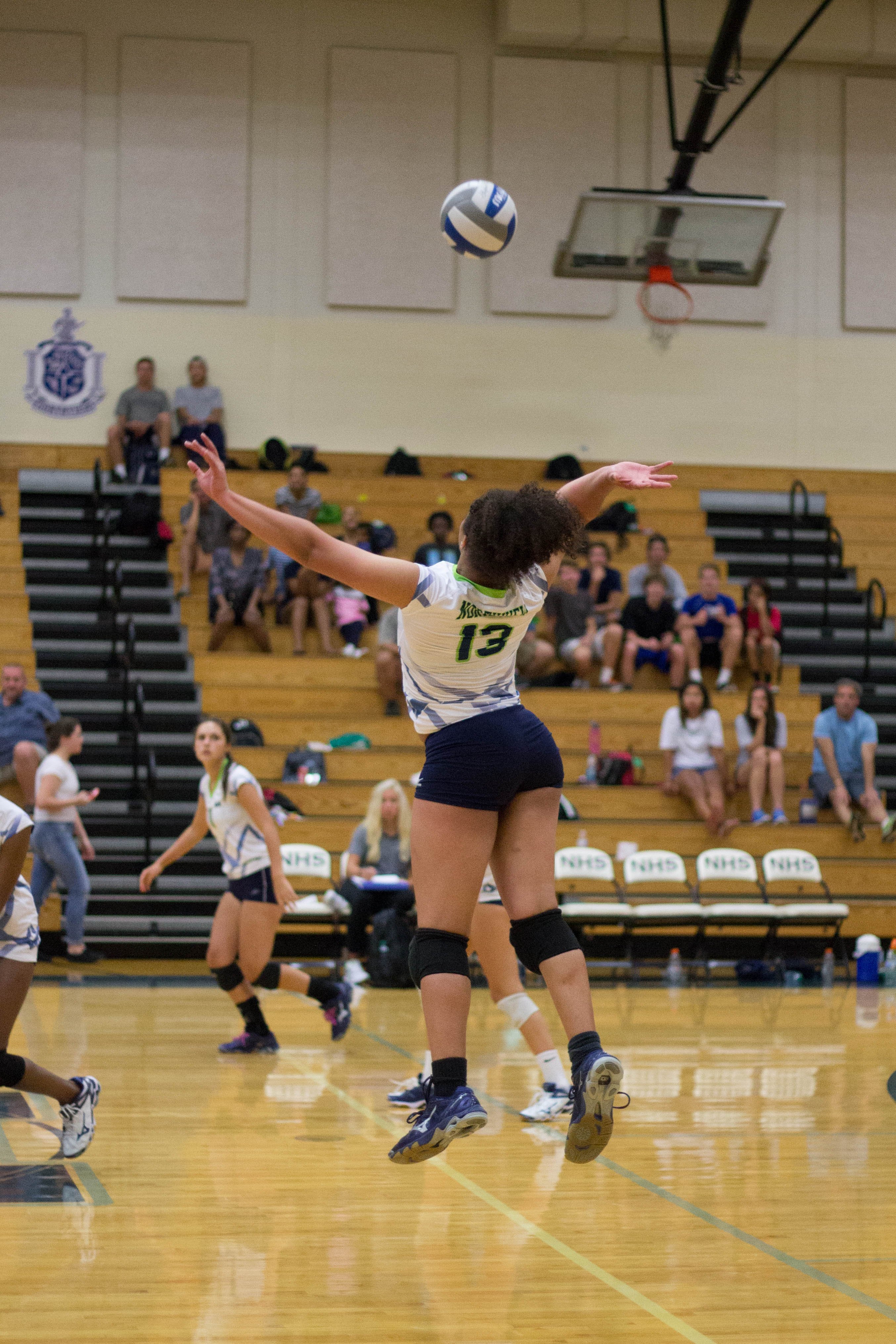 Sports Volleyball About To Hit