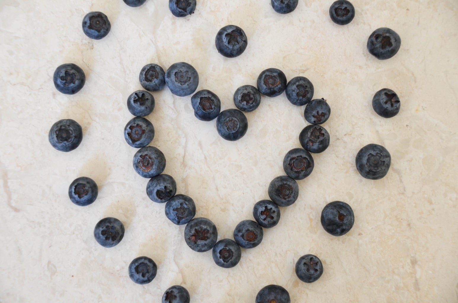 Blueberries Heart