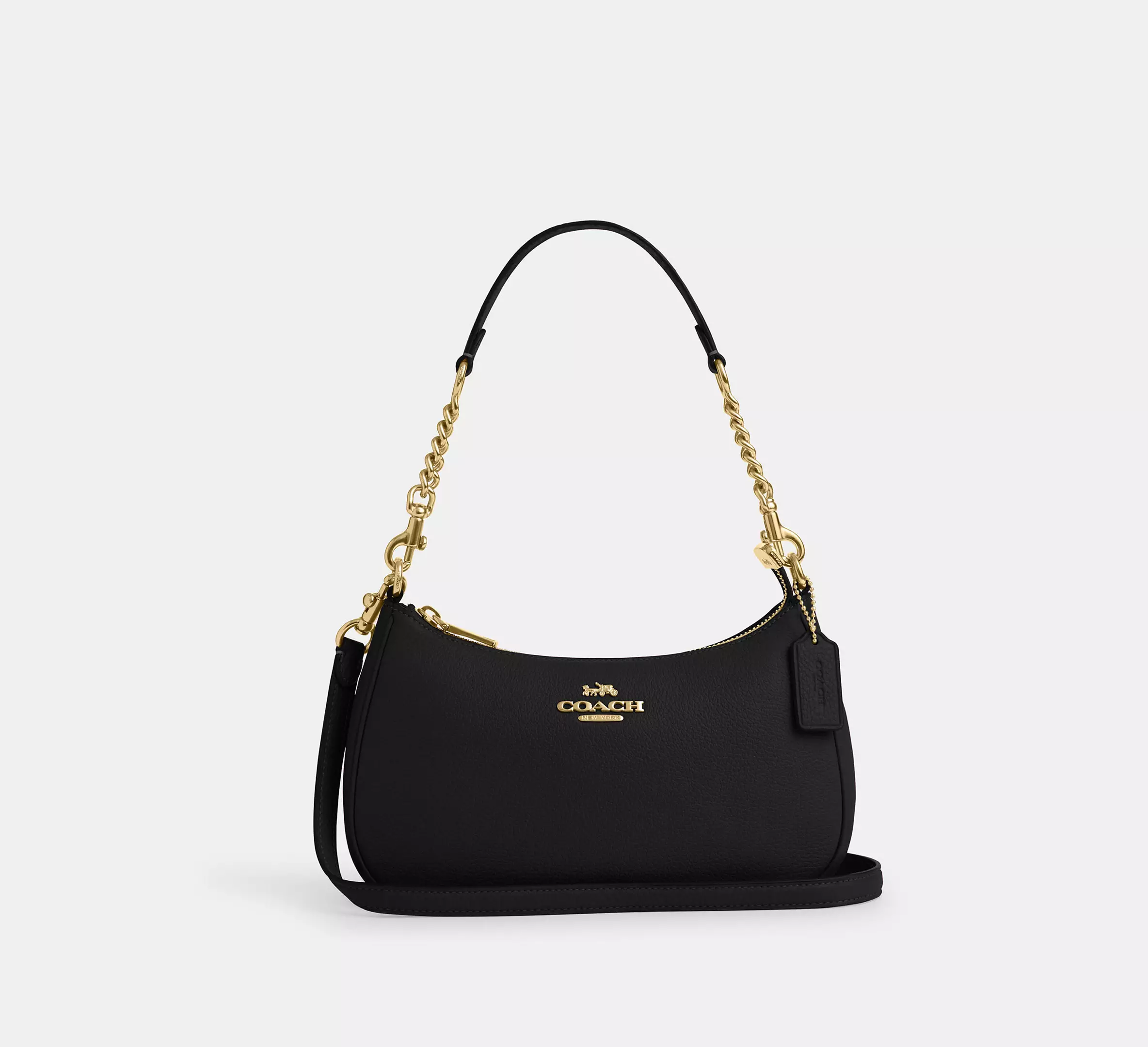 coach teri shoulder bag black