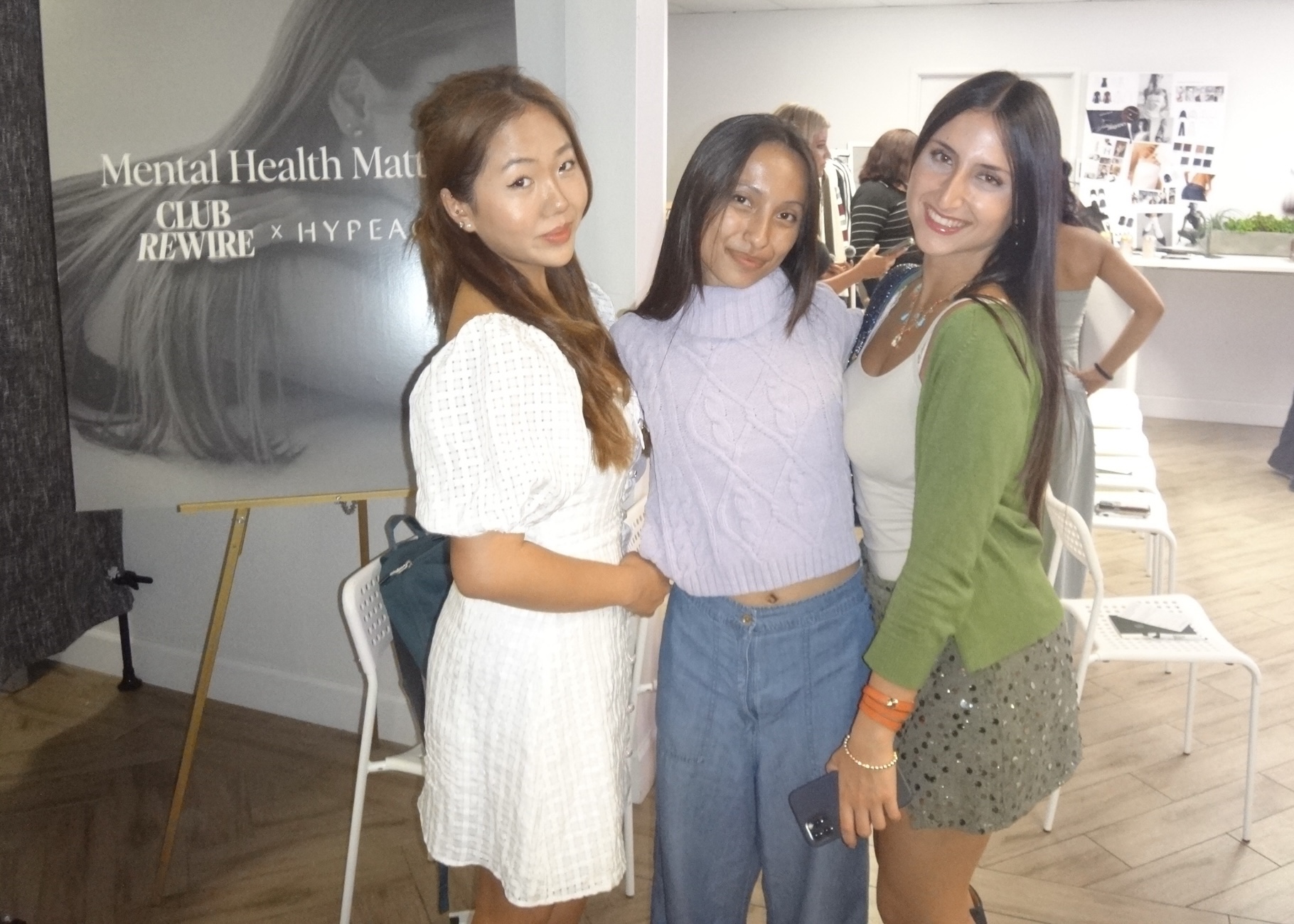 3 friends standing together