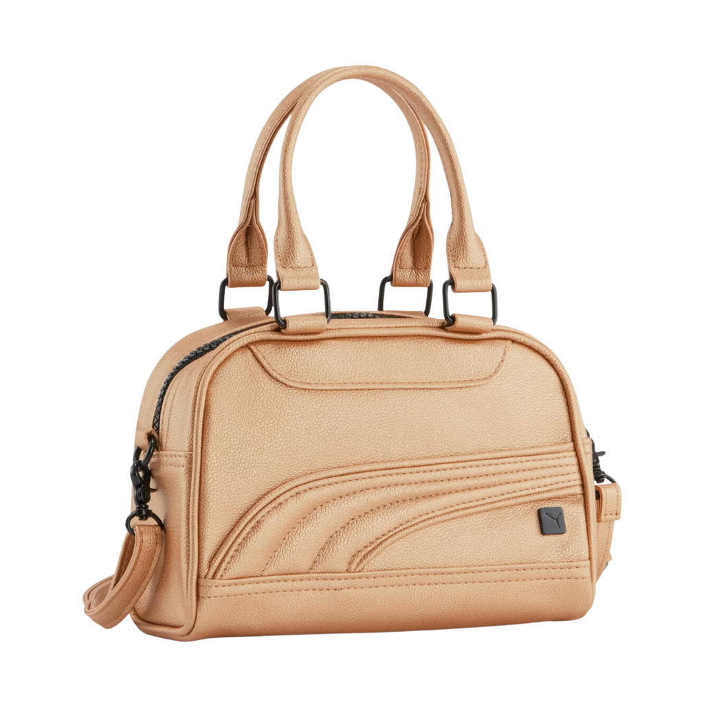 tan purse with straps