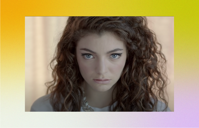 Lorde in her \'Royals\' music video