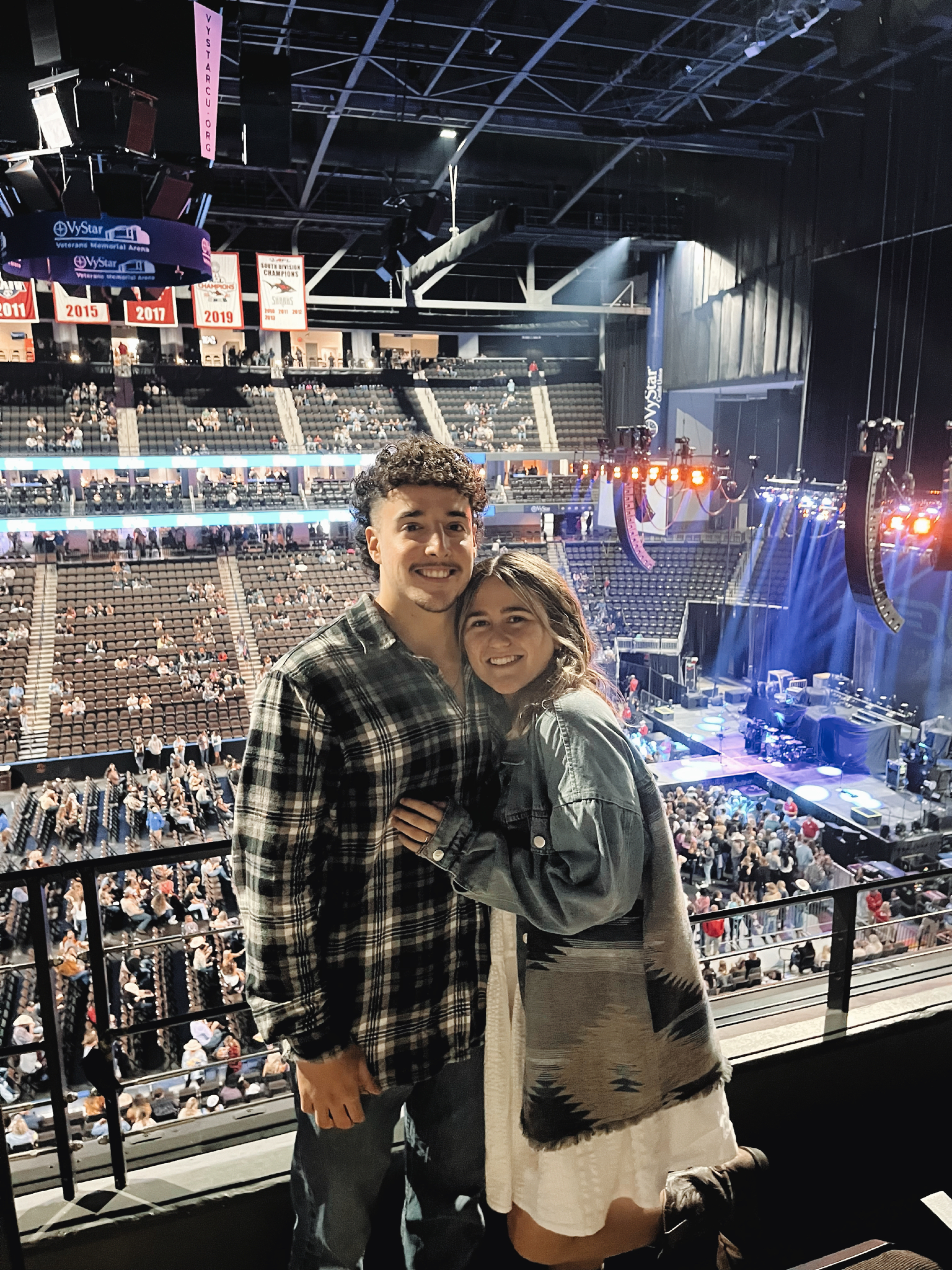 My boyfriend and I at a Cody Johnson concert.