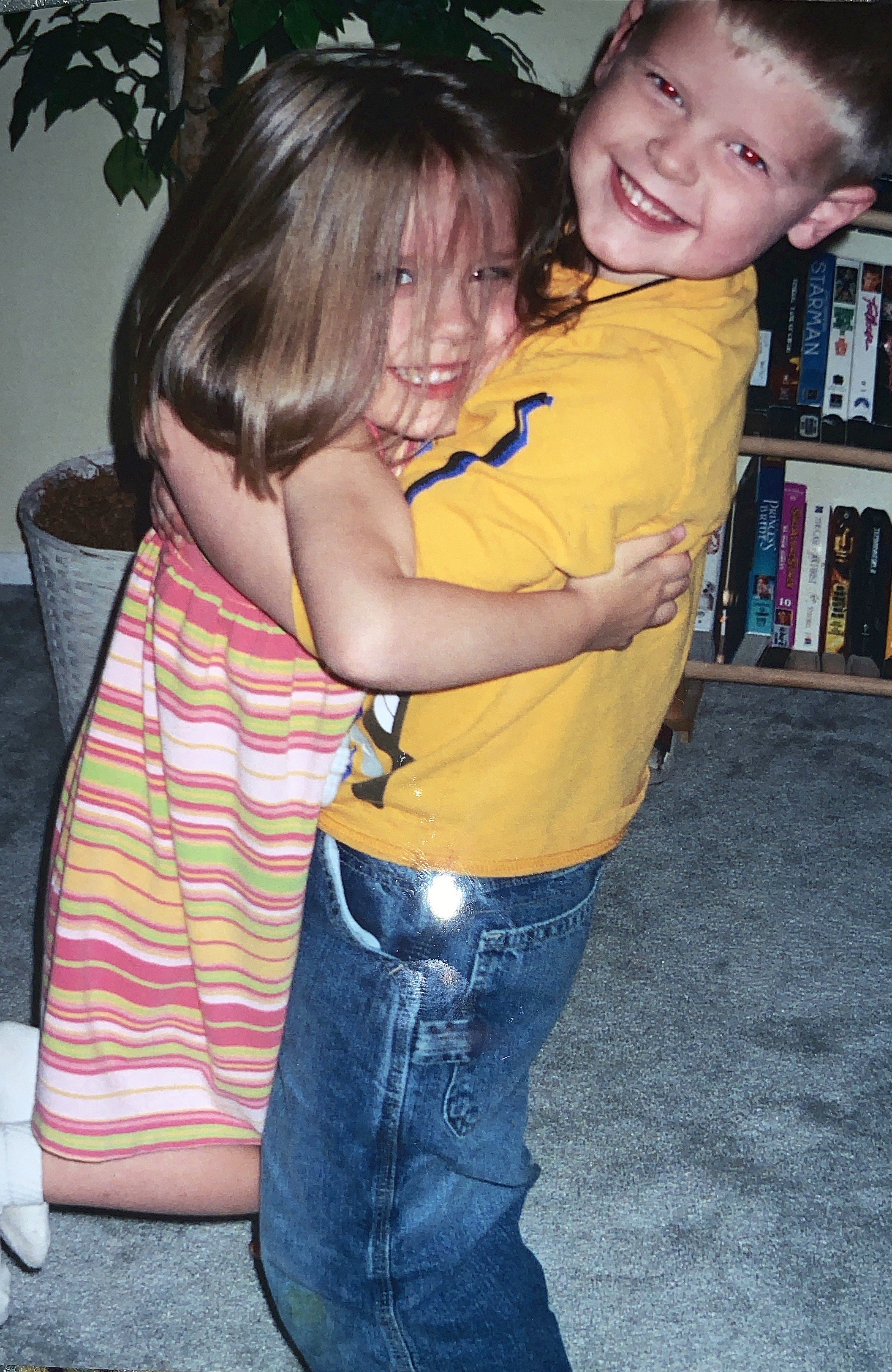 childhood friends playing