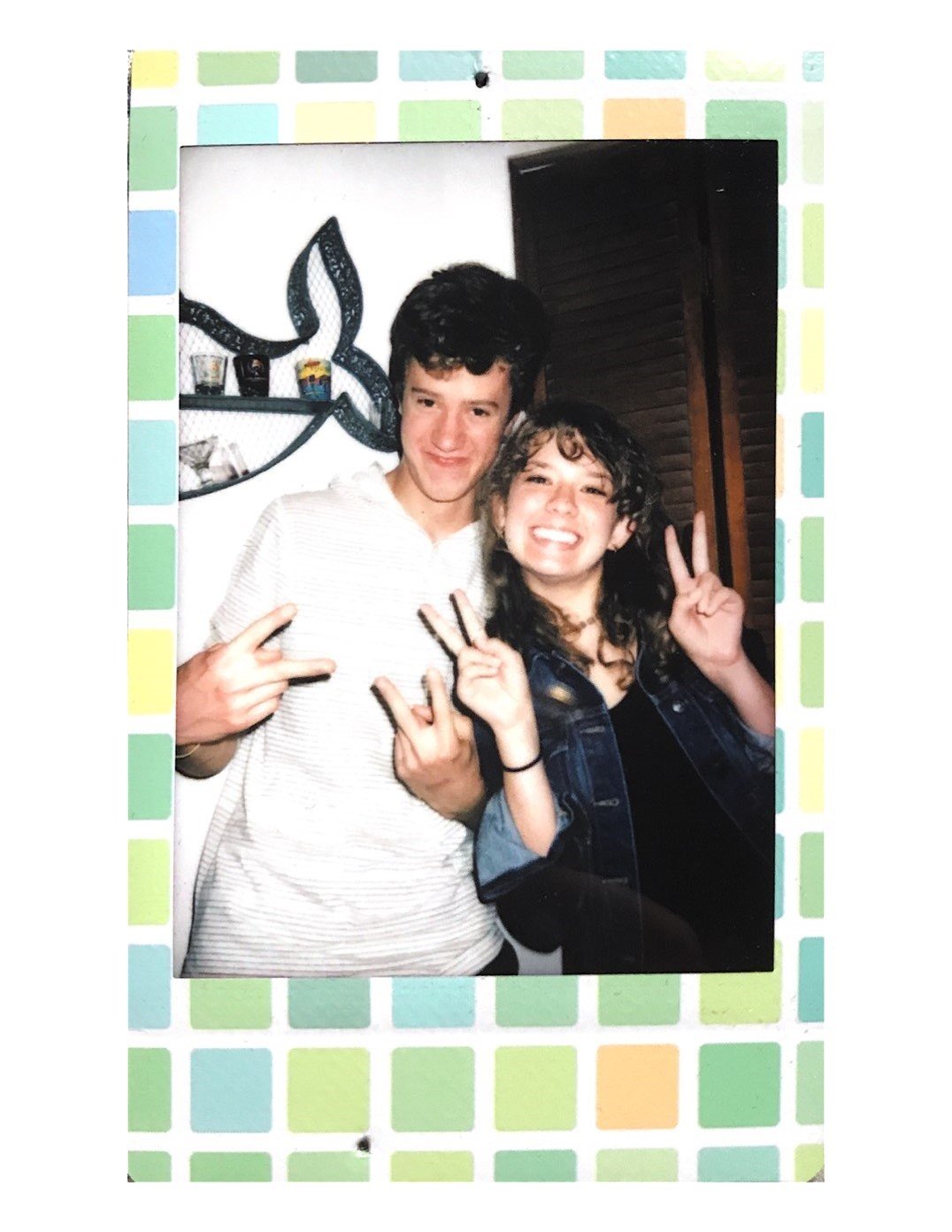 polaroid of couple