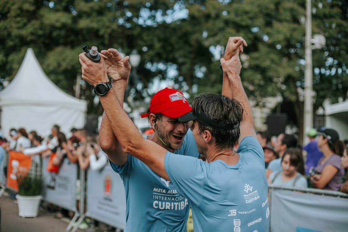 Two Men Runners after Marathon