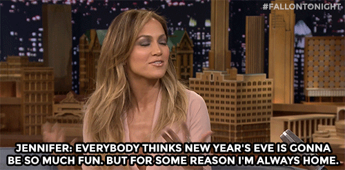 Jennifer Lopez New Years gif