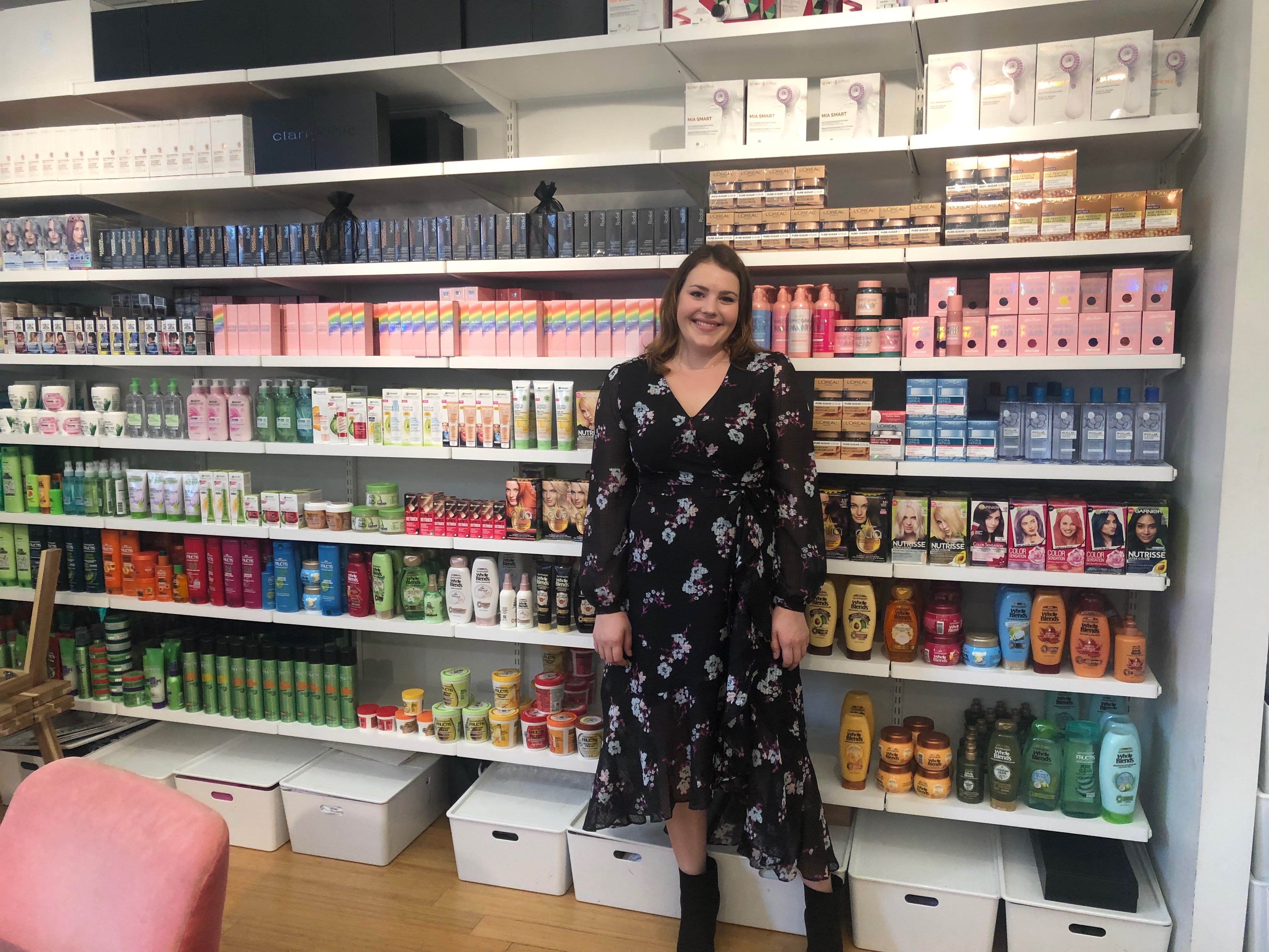 Picture of me at my internship site in NYC