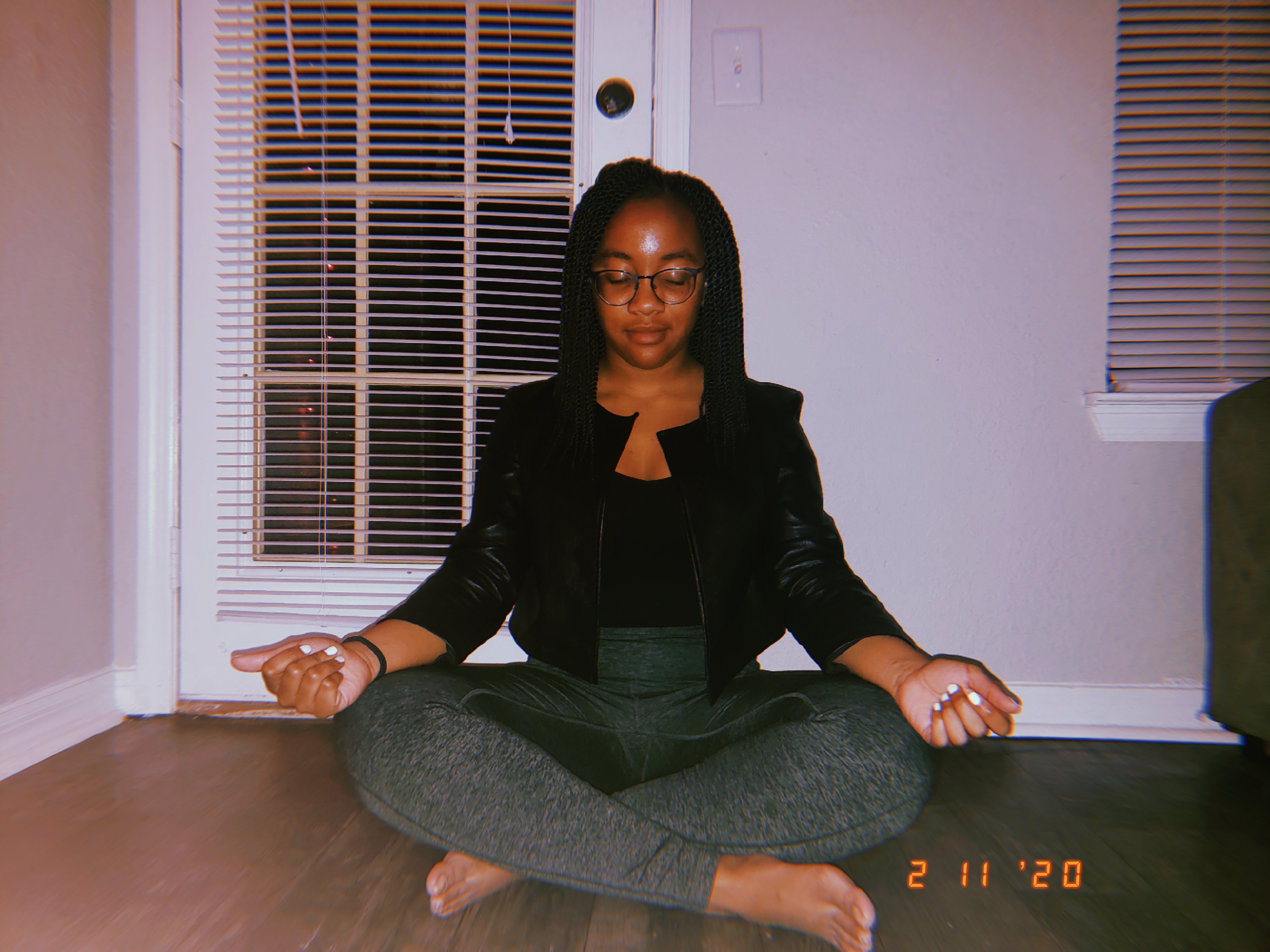 LaVonne Patoir meditating