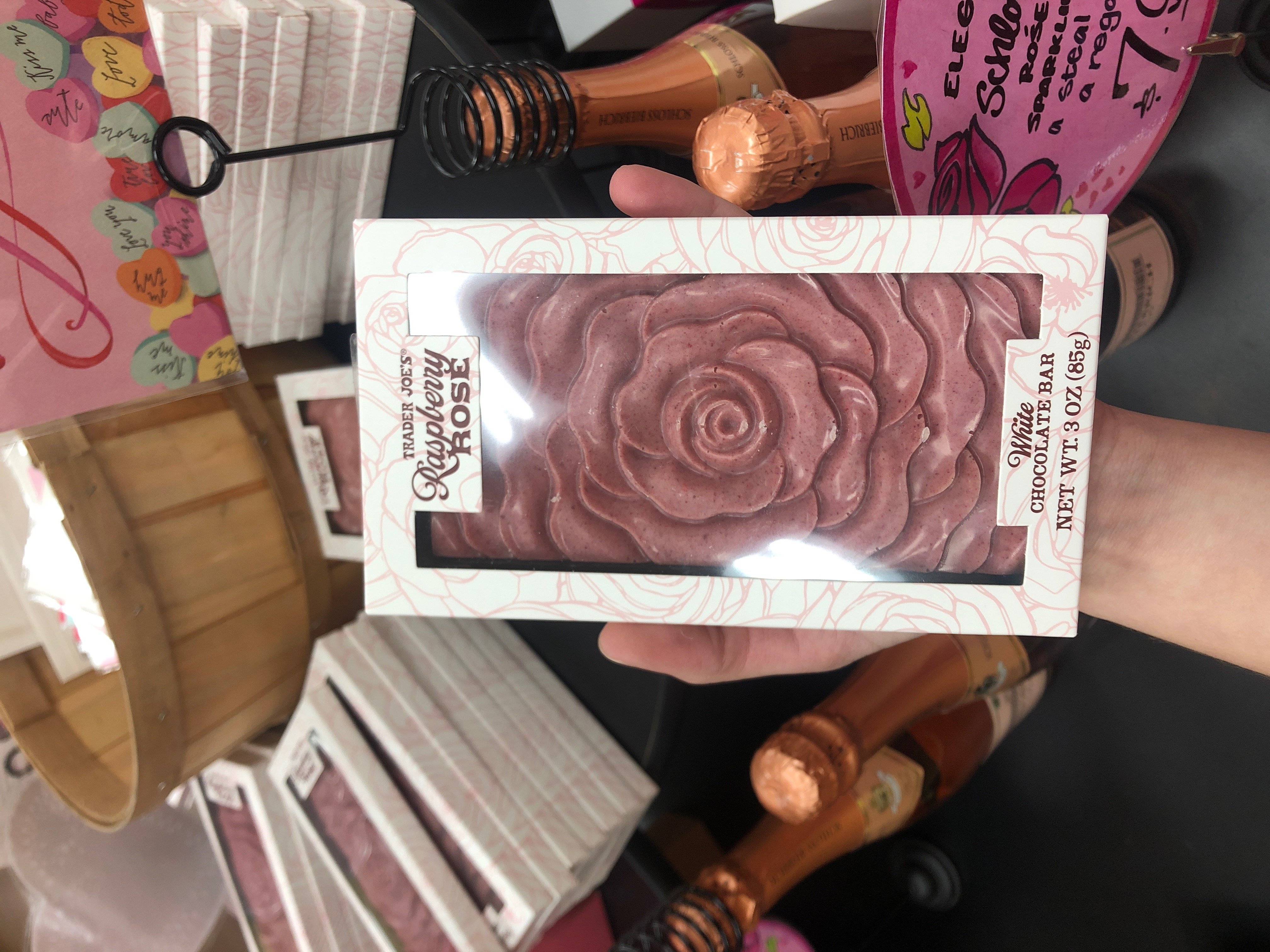 Trader Joe\'s rose chocolate bar