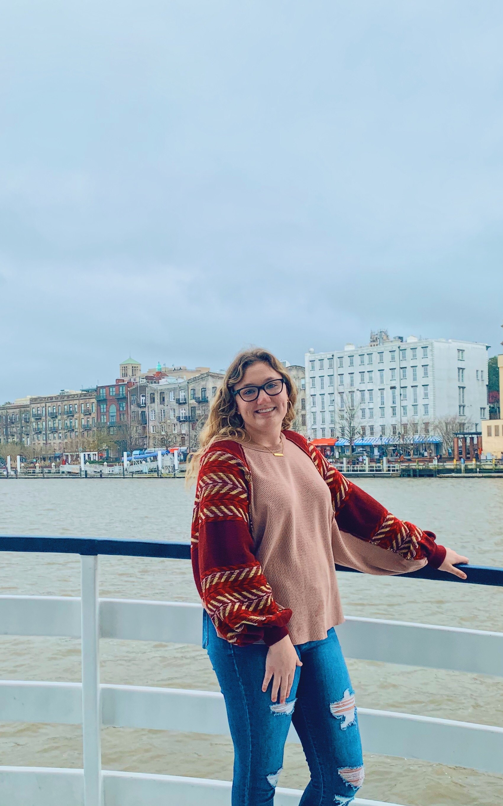 On a boat in Georgia