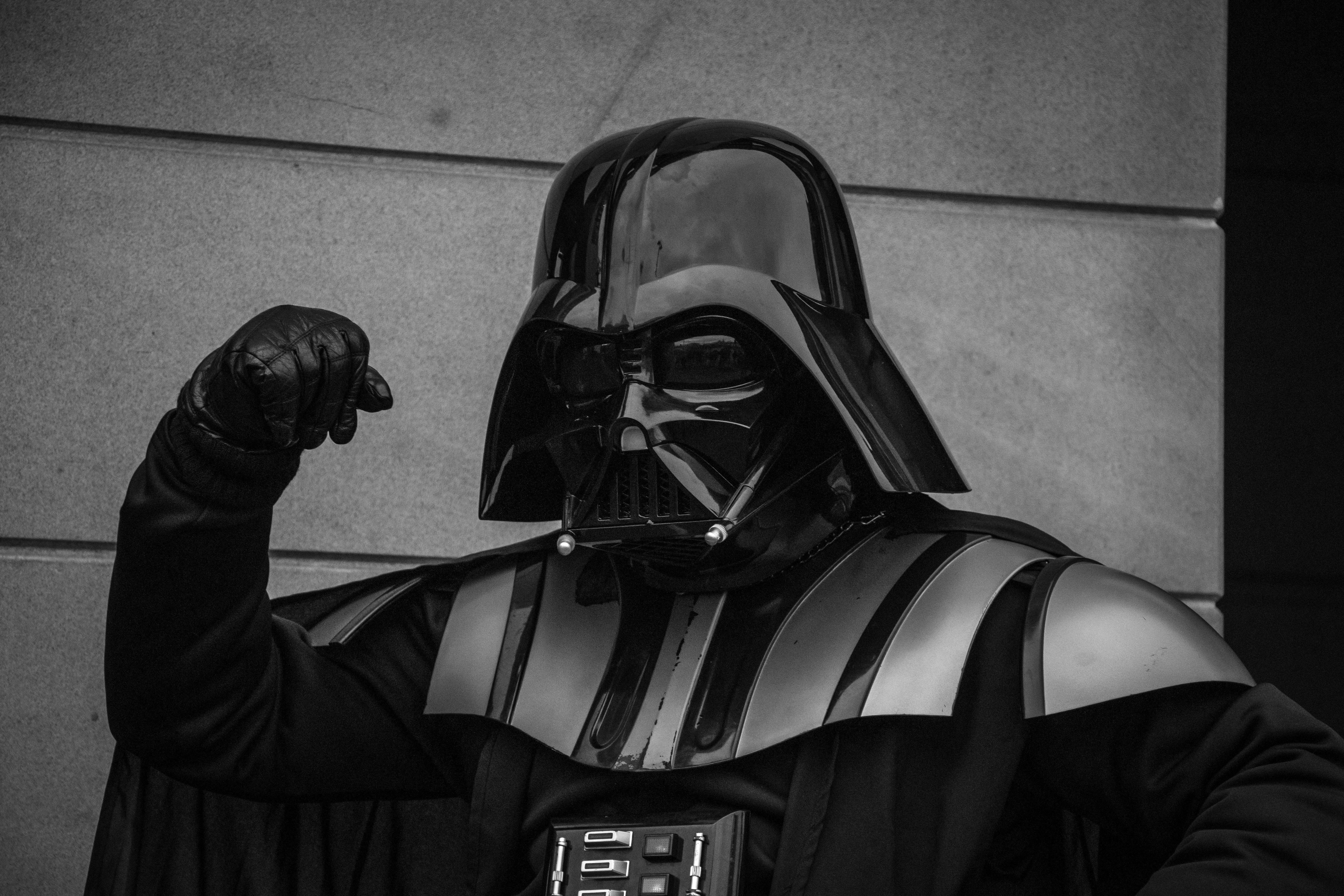 Darth Vader B&W