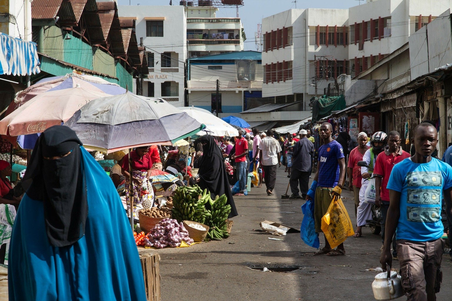 Street market in Kenya
