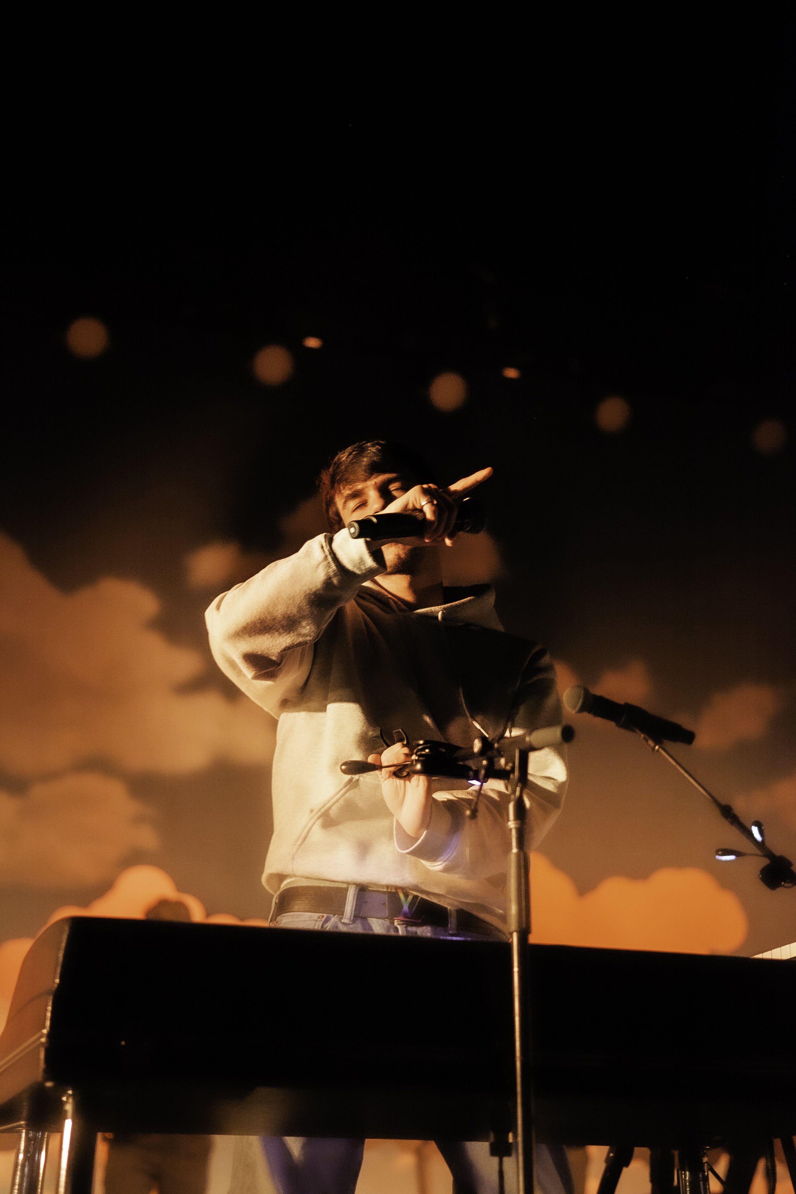 Concert photography of Rex Orange County
